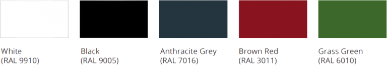 standard door colours