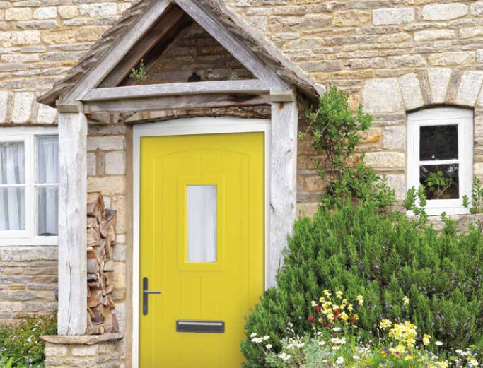 Smart Signature Aluminium Doors Yelllow